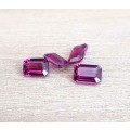 Rhodolite Garnet 1.10Ct. Cherry Pinkish Emerald Cut .Ravishing Color!