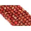 Ham Red Imperial Jasper Beads Grade AAA Natural Gemstone 12MM