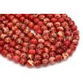 Ham Red Imperial Jasper Beads Grade AAA Natural Gemstone 12MM