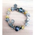 Pandora  Clasp  Chain Bracelet with Charms