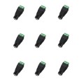 CCTV Camera DC 12V Power Connector Male/Female Pack of 10