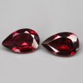 1.93Ct.  Spessartine Garnet Red Pear Namibia Gem Good Sparkling!Unheated Natural