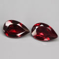 1.93Ct.  Spessartine Garnet Red Pear Namibia Gem Good Sparkling!Unheated Natural