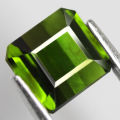 1.19Ct.  Tourmaline Green Emerald Cut Mozambique Gem Ravishing! Unheated Natural