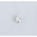 0.30Cts  DIAMOND  ROUND SI2 LIGHT GREYISH BROWN NATURAL **CERTIFIED**