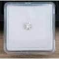 0.30Cts  DIAMOND  ROUND SI2 LIGHT GREYISH BROWN NATURAL **CERTIFIED**