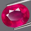 2.68Ct. Ruby  Oval Facet Red Sparkling&Good Color! Heated Natural