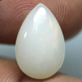 4.25Ct.  Opal Oval Cabochon White Colour Gem Lovely Ravishing! Ethiopian Natural
