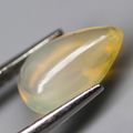 1.46Ct.  Opal Pear Cabochon Multi Colours Glittering Rainbow 3D! Ethiopian Natural