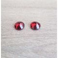 2.30Ct. Rhodolite Garnet Round Pair**Top Red**