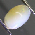 2.71Ct. Opal Oval Cabochon Multi Colours Glittering Rainbow 3D! Ethiopian Natural