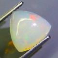 1.34Ct.  Opal Fancy Cabochon Multi Colours Glittering Rainbow 3D Ethiopian Natural
