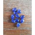 Purplish Blue Tanzanite 1Pcs Oval Cabochon 7x5MM. Ravishing Colour & Full Fire!