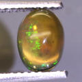 0.75Ct. Opal Oval Cabochon Multi Colours Glittering Rainbow 3D! Ethiopian Natural