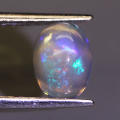 0.80Ct. Opal Oval Cabochon Multi Colours Glittering Rainbow 3D! Ethiopian Natural