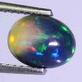 1.08Ct. Opal Green Violet Blue Multi Colours Oval Cabochon Ethiopian  Natural