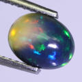 1.08Ct. Opal Green Violet Blue Multi Colours Oval Cabochon Ethiopian  Natural