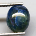 2.61Ct. Sapphire Oval Cabochon  Blue/Green
