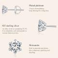 Moissanite Earrings  1.00ctw 925 Sterling Silver**GRA Certified**  VVSI/D Moissanite