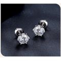 Moissanite Earrings  1.00ctw 925 Sterling Silver**GRA Certified**  VVSI/D Moissanite