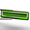 3.63Ct.  Tourmaline Green Emerald Cut Mozambique Precious Gem Ravishing! Natural