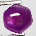 2.42Ct. l Ruby Pinkish Purple Hexagon Cabochon Mozambique Amazing Shape!Natural