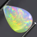 1.99Ct. Opal Oval Cabochon Best Gem Multi Colours Glittering Rainbow 3D Ethiopian