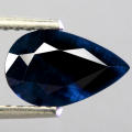1.40Ct.  Sapphire Blue Pear Facet Thailand Amazing! Normal Heated