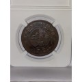 1893 ZAR Penny In about au condition