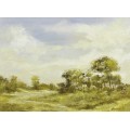 F Parker - Landscape - A beautiful oil painting!! Bid now!!