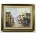 HG van Aswegen - Old District 6 street scene - A beautiful painting! Bid now!