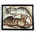 Grethe Schonken - Cats - Limited edition litho print - A beauty!! Low price!!  Bid now!