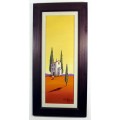 Nic van Rensburg - House in a landscape - Magnificent investment art!! - Bid now!! Free courier!