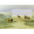 Shirley Ginger - The hunt - Collage - A stunning piece of art! - Low price! - Bid now!!
