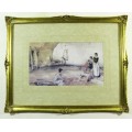 Russel Flint - 4 Ladies - Gilded frame - A classic print from this Master artist! Bid now!!