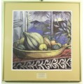 Johannes Meintjies - Still life with nocturnal landscape - Beautiful print! Giveaway price, bid now!