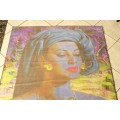 Tretchikoff - Balinese girl - Wall hanging or rug - A stunner!! Bid now!