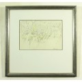 Cobis - Abstract trees - A beautiful pencil drawing!! Bid now!!