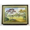Sylvia Hanger - Landscape - A beautiful oil painting! - Bid now!!