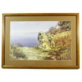 Paul Augustinus - Lions - A beautiful framed print!! - Giveaway price! - Bid now!!