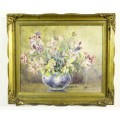 NMB - Flower arrangement - A lovely watercolor - Giveaway price! - Bid now!!