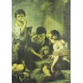 Bartolome Murillo - Children playing - A lovely print! - Giveaway price! - Bid now!!
