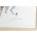 Three French ladies - Signed print - Beautiful! - Low price, bid now!!