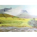 Gordon Gill - Landscape - A beautiful oil painting! Low price, bid now!!
