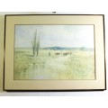 Chris Tugwell - Cattle in the field - A beautiful print! Low price, bid now!!