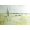 Chris Tugwell - Cattle in the field - A beautiful print! Low price, bid now!!