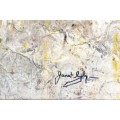 Janet G** - Abstract - Impasto - Beautiful art!! - Bid now!