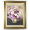 Anna Robberts - Still life flowers - Stunning!! - Giveaway price! - Bid now!!