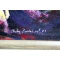 Phillip Badenhorst - Abstract - A stunning painting!! 113cm x 87cm - Bid now!! *Free courier!