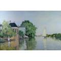 Claude Monet - Landscape Near Zaandam - Stunning large framed print! - Bid now!